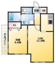 リビナ奥村の間取り画像