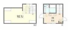 コンテル旗の台の間取り画像