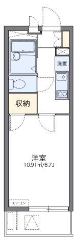 レオパレスフジの間取り画像