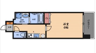 サムティ北梅田VESSELの間取り画像