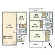 桜ケ丘戸建の間取り画像