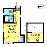 ヒルズ富岡の間取り画像