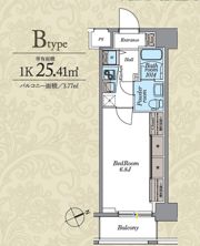 Log浅草／ログ浅草の間取り画像