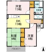 フォルテーヌⅠの間取り画像