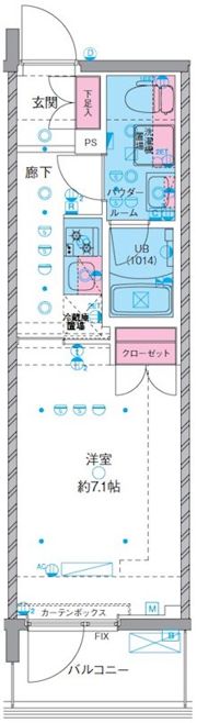 GENOVIA横浜石川町の間取り画像