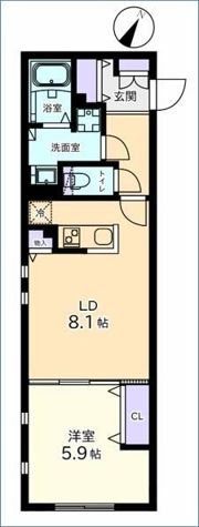 LUORE学芸大学の間取り画像