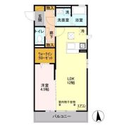 オルテシア Ⅰの間取り画像