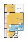 イスズハイツベル芦屋パートⅡの間取り画像