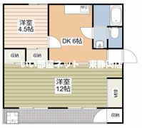 浜田マンションBの間取り画像