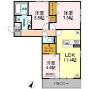 ゼンティール川崎地の間取り画像
