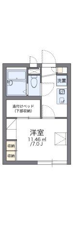 レオパレスHAKUの間取り画像