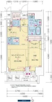 プレサンス広小路通今池の間取り画像