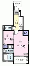 シャルマン東印場の間取り画像