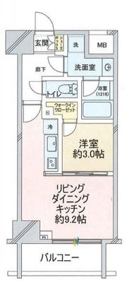 シティインデックス三ノ輪の間取り画像