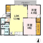 プリメーラ鶴江 Ⅰの間取り画像