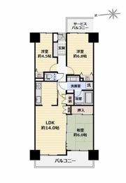 グランパセオ新小岩の間取り画像
