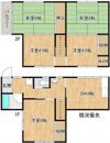 庄原貸家の間取り画像