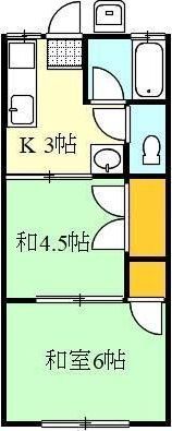 花ノ宮ハイツの間取り画像