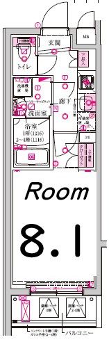 ベルシード板橋ノースの間取り画像