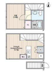 マーレ十条の間取り画像