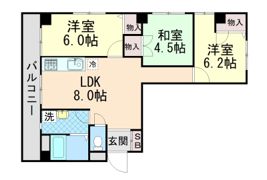 フラッツエムズの間取り画像