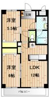 ウエストアールの間取り画像