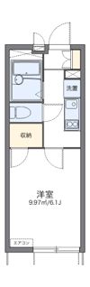 レオパレスクリエイトコーポ2の間取り画像