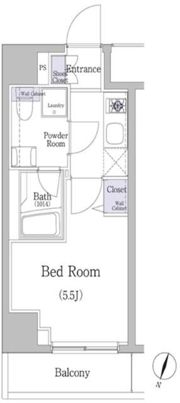 ヴォーガコルテ横濱吉野町の間取り画像