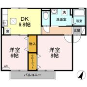 ソレイユ津高の間取り画像