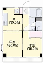 フローリス横井の間取り画像