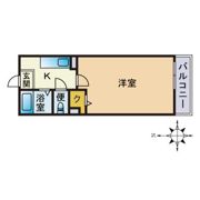 シャルマン六本松の間取り画像