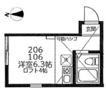 ユナイト北加瀬ラムズゲートの間取り画像