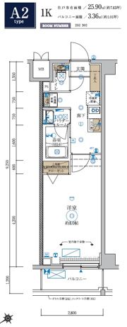 ガリシア板橋の間取り画像