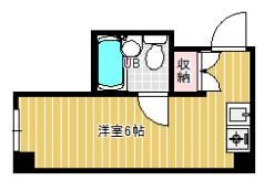 堀江グリーンハイツの間取り画像