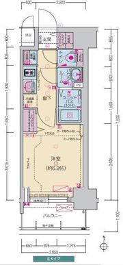 プレサンス堺筋本町ディスティニーの間取り画像