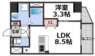 ArtizA京橋WESTの間取り画像