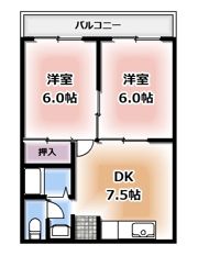 シャトーレジデント寝屋の間取り画像
