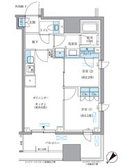 パークアクシス東日本橋の間取り画像