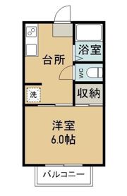 ベルコーポの間取り画像