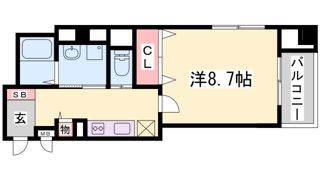 レジデンス富久寿の間取り画像
