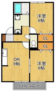 メゾン山内の間取り画像