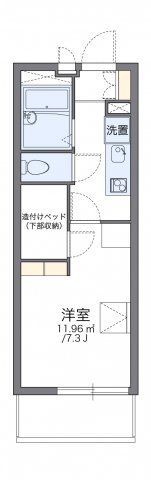 レオパレスプレミールの間取り画像