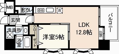 MK・河井ビルⅡの間取り画像