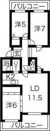 サントアリオデ恵み野の間取り画像