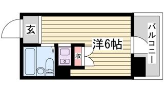 ネオダイキョー三宮の間取り画像