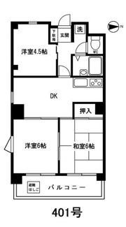 海老沢第一ビルの間取り画像