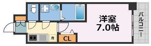 ファステート難波デラックスの間取り画像