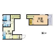 アハイブ箱崎駅前の間取り画像