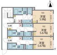 everCrest赤羽志茂の間取り画像