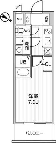 LaDouceur西天満の間取り画像